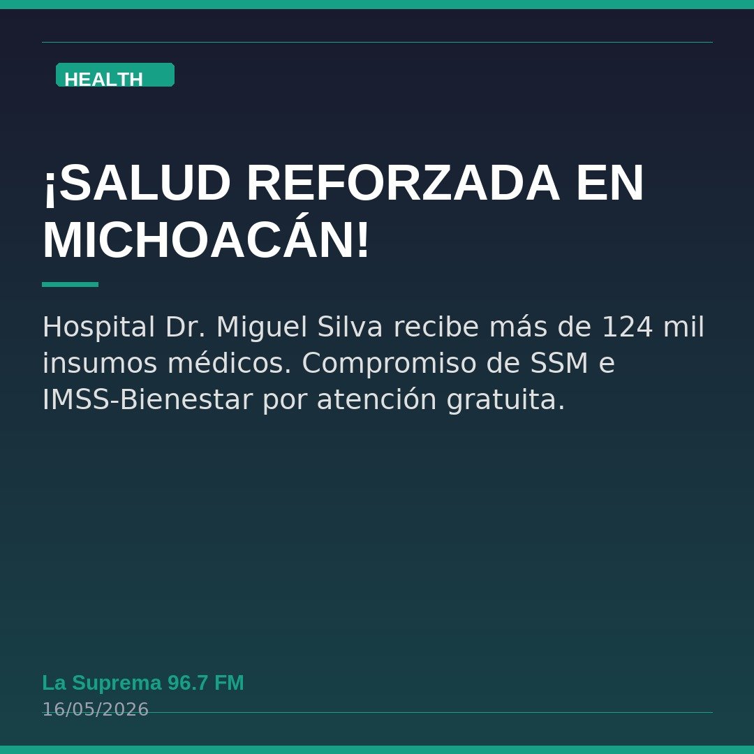 ¡Salud Reforzada en Michoacán!