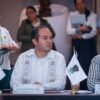 Israel Vega Rodríguez, encargado de despacho de la FGE Michoacán, participando en la LIV Asamblea Plenaria de Procuración de Justicia en Bahía de Banderas, Nayarit.