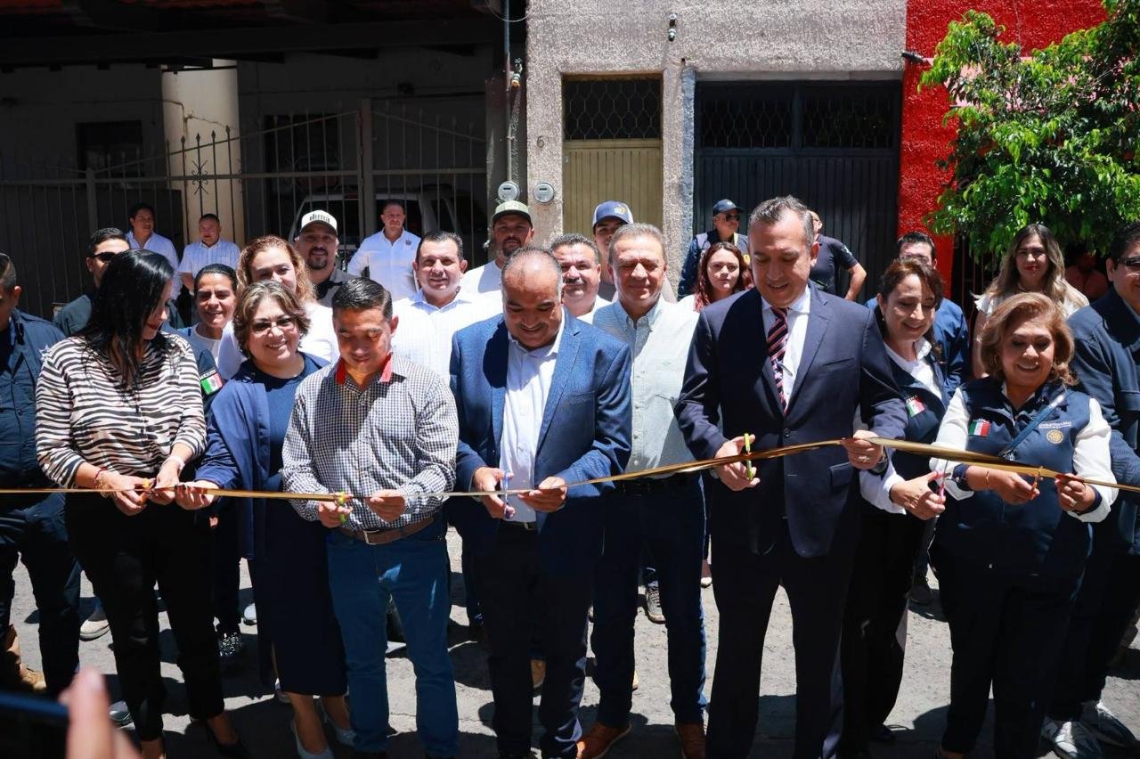 Edificio de la nueva Agencia del Ministerio Público en Jacona, Michoacán, ubicado en calle Colón Poniente 7, altos, colonia Centro