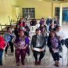 Fiscal Gerardo A. Herrera Pérez junto a habitantes de Tiríndaro y adultos mayores en Solidaridad durante actividades de prevención comunitaria