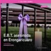 Ilustración simbólica de justicia con fondo que evoca Erongarícuaro y el lago de Pátzcuaro, relacionada con el homicidio