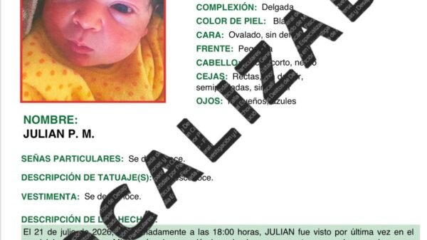 Operativo de la Fiscalía General del Estado de Michoacán en Zamora para resguardar a un recién nacido desaparecido