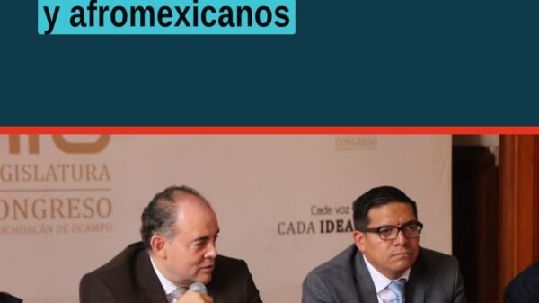 Fotografía de la reunión de comisiones unidas en el Congreso de Michoacán sobre derechos indígenas y afromexicanos