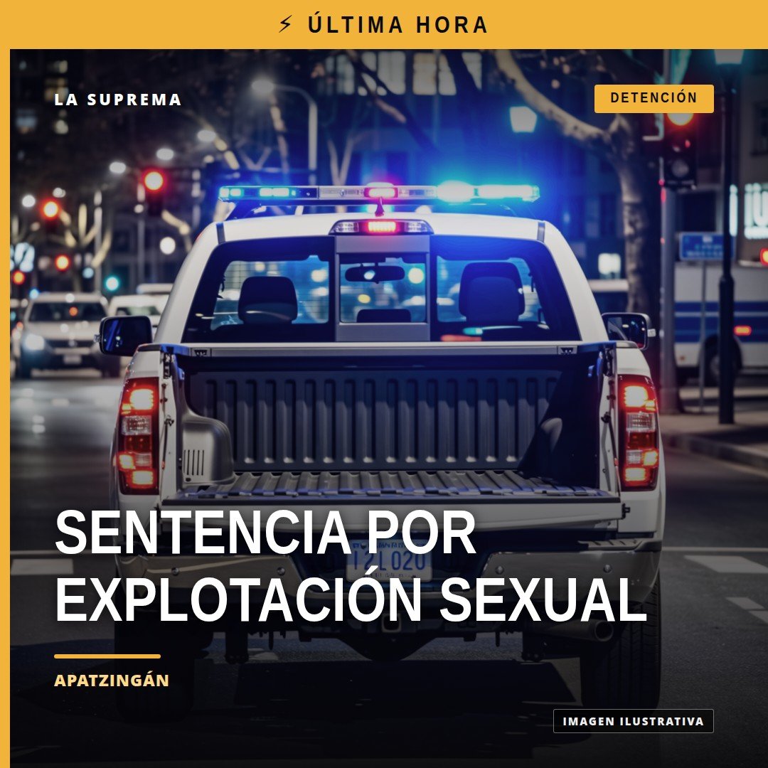 Ilustración simbólica de justicia y protección para mujeres en el centro de Apatzingán, relacionada con explotación sexual