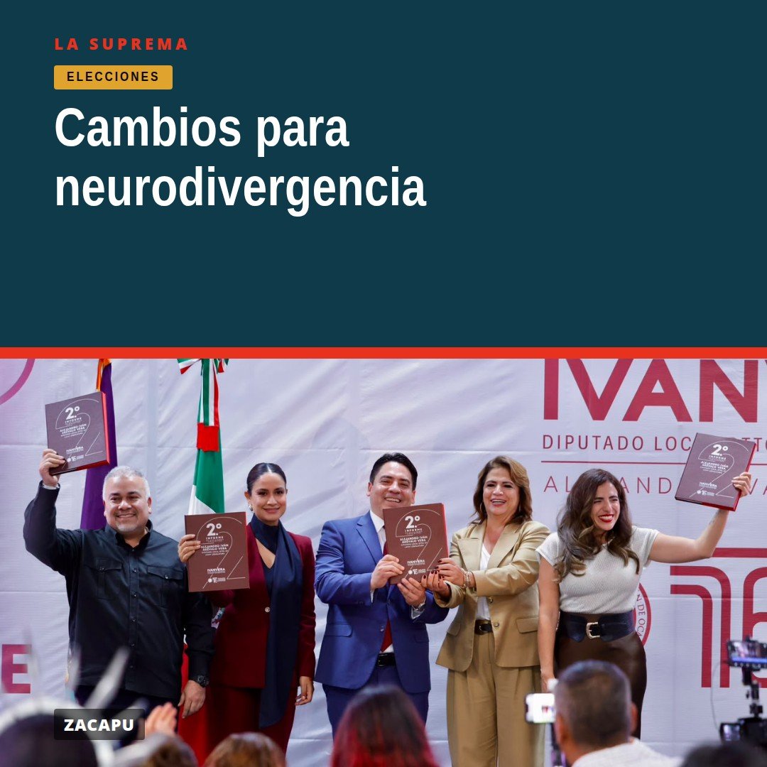 Diputado Iván Vera hablando ante micrófonos en el Congreso del Estado de Michoacán, con bandera de Morena y cartel de