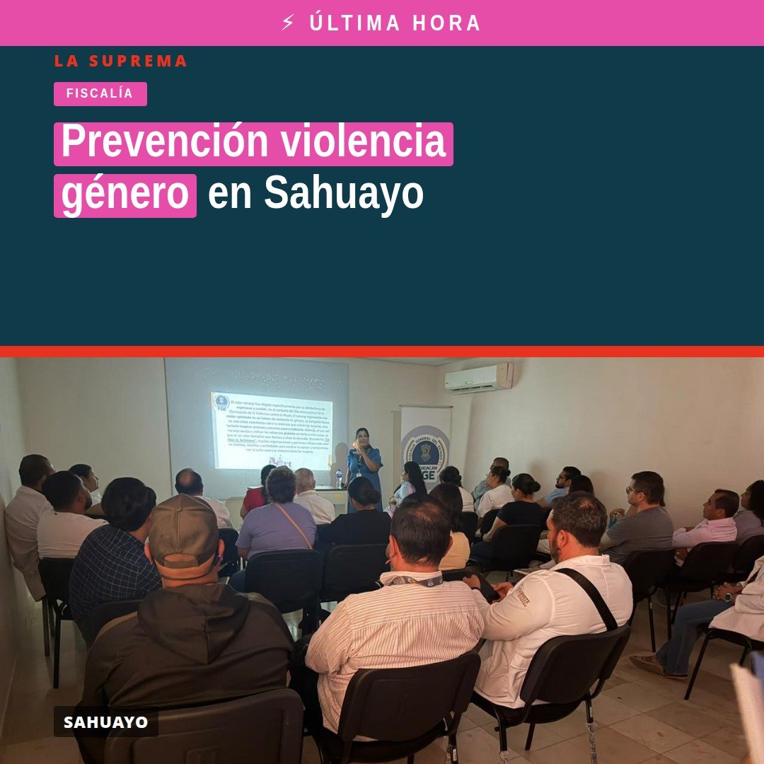 Grupo de personal del ISSSTE en Sahuayo participando en taller sobre prevención violencia género