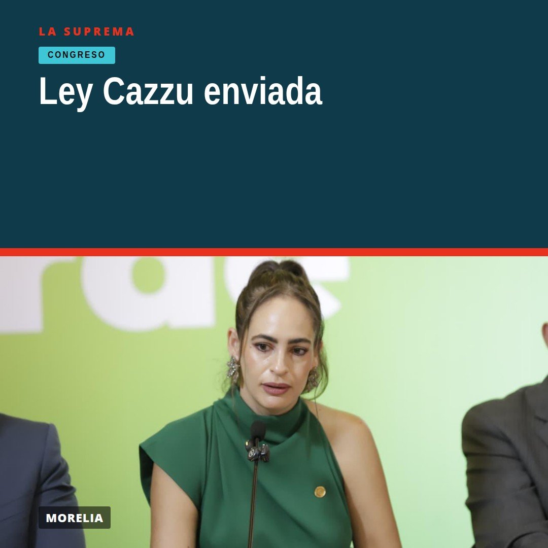 Diputados del PVEM en Morelia presentando el Segundo Informe de Actividades Legislativas, con énfasis en la Ley Cazzu