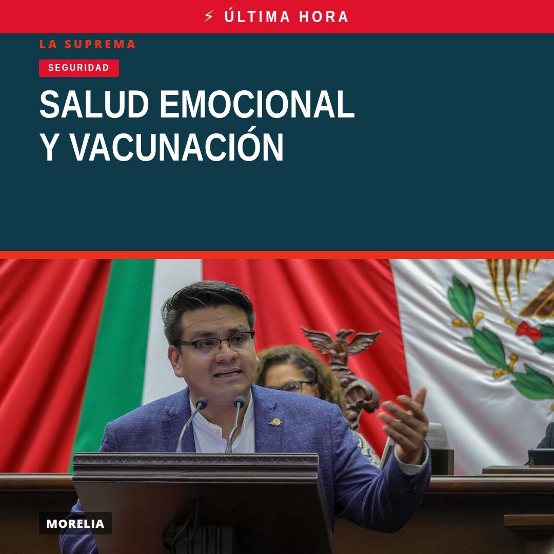 Diputado Antonio Carreño Sosa hablando en tribuna del Congreso del Estado de Michoacán, con enfoque en salud emocional
