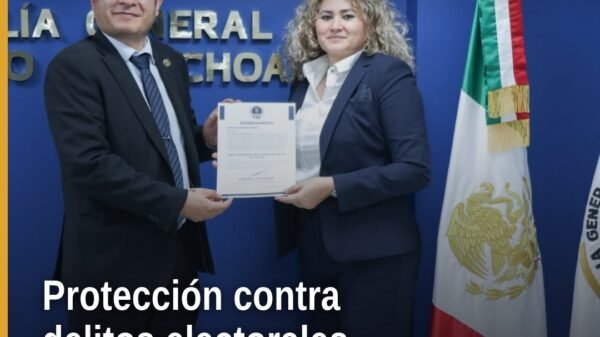 Fotografía institucional de Aleida Soberánis Núñez, nueva Fiscal Especializada para la Atención de Delitos Electorales en
