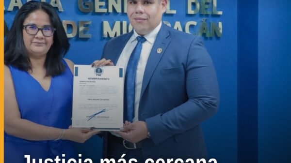 Procuración de justicia michoacán: tres funcionarios reciben nombramientos oficiales en un acto institucional en Morelia