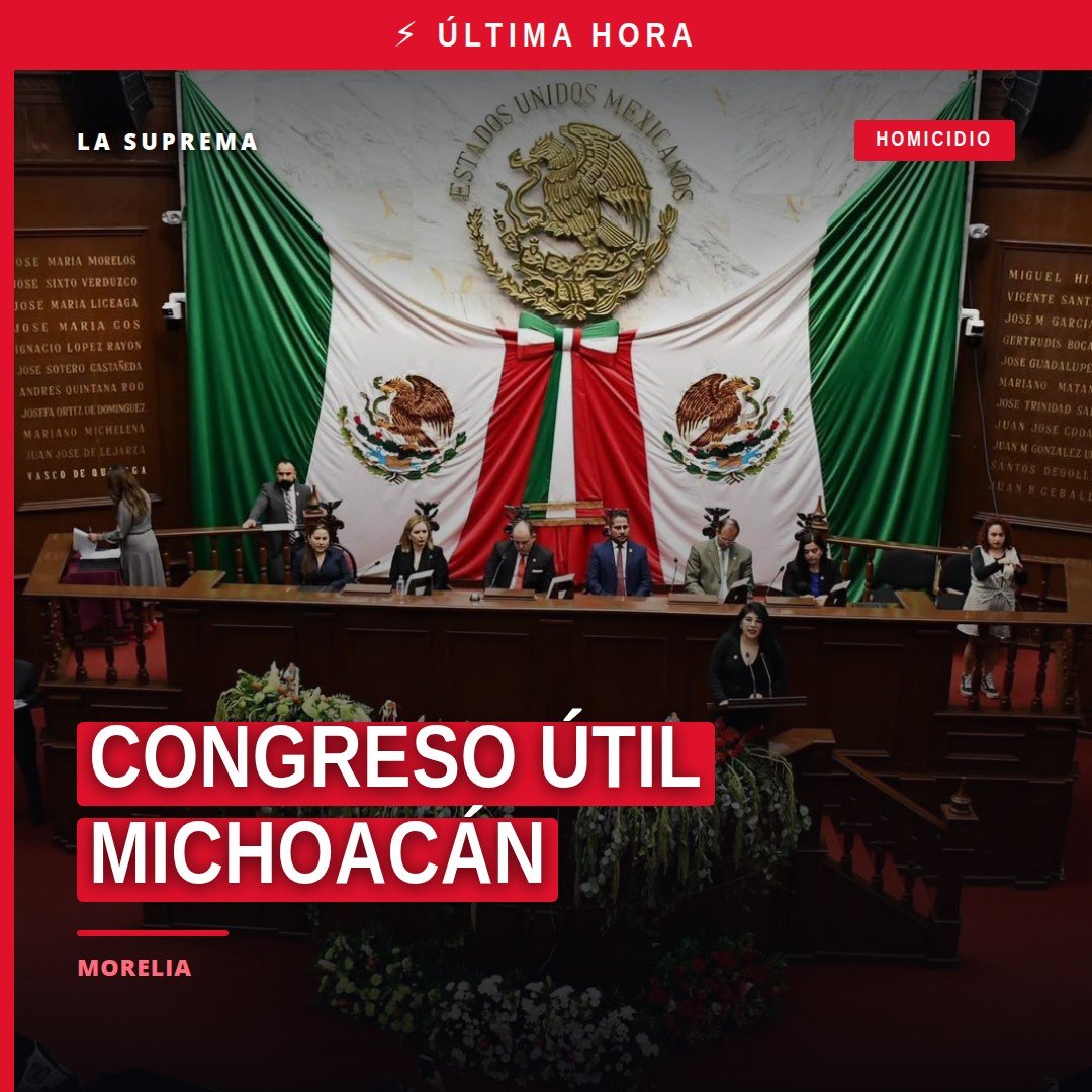 Diputada Vanessa Caratachea Sánchez hablando desde tribuna del Congreso de Michoacán en Morelia, exigiendo un congreso útil