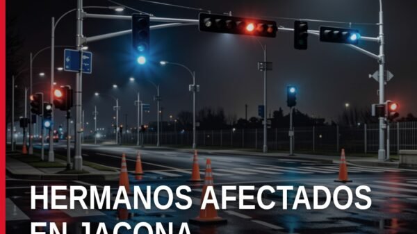 Ilustración simbólica de dos siluetas de hermanos frente a una calle residencial en la colonia Linda Vista, Jacona —