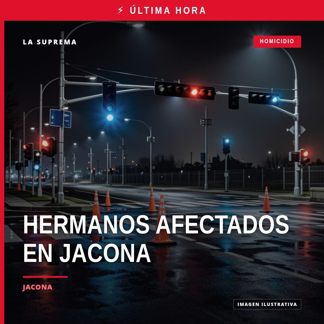 Ilustración simbólica de dos siluetas de hermanos frente a una calle residencial en la colonia Linda Vista, Jacona —
