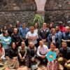 Fiscalía michoacán ambiente: funcionaria Elisa Arizema Reyes Saavedra hablando ante activistas y rescatistas durante el
