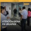 Personal de la Fiscalía General del Estado de Michoacán y la CEDH realizando supervisión en la Unidad de Control de