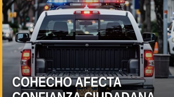 Fiscalía Michoacán cohecho: ilustración simbólica de balanza rota y sello institucional en fondo oscuro, representando