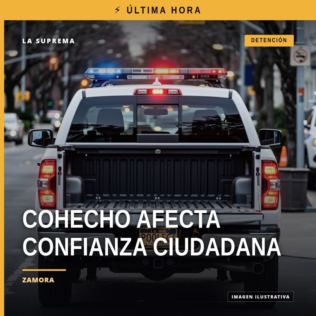Fiscalía Michoacán cohecho: ilustración simbólica de balanza rota y sello institucional en fondo oscuro, representando
