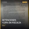 Fotografía simbólica de un edificio de la fiscalía de michoacán detención con logo institucional y bandera estatal, fondo