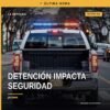 Fiscalía Michoacán detención: imagen simbólica de puerta cerrada con sello oficial de la FGE en Jacona, Michoacán