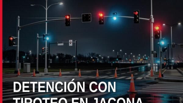 Fiscalía Michoacán detención: escena operativa en colonia El Bosque, Jacona, con presencia de PDI y personal de la FGE