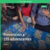 Fiscalía de michoacán prevención: personal de la FGE interactuando con adolescentes en módulo informativo y lúdico en la