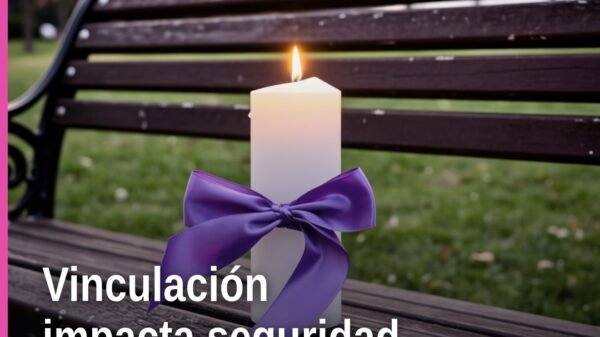 Ilustración simbólica de balanza de justicia con fondo de silueta de Tlazazalca, Michoacán, acompañada de texto: fiscalía