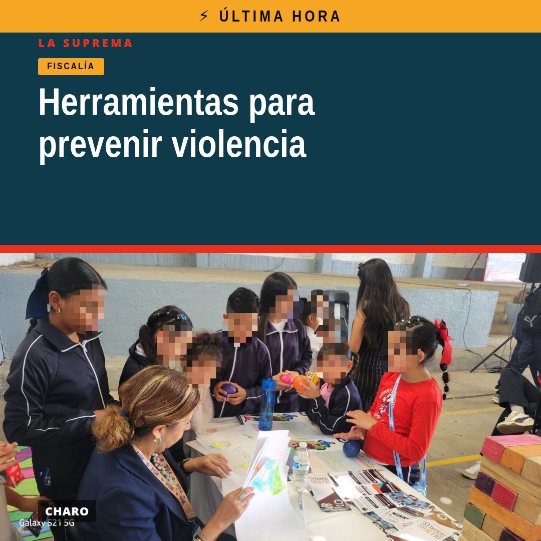 Grupo de niñas, niños y adolescentes participando en actividades lúdicas sobre prevención de la violencia en el Centro