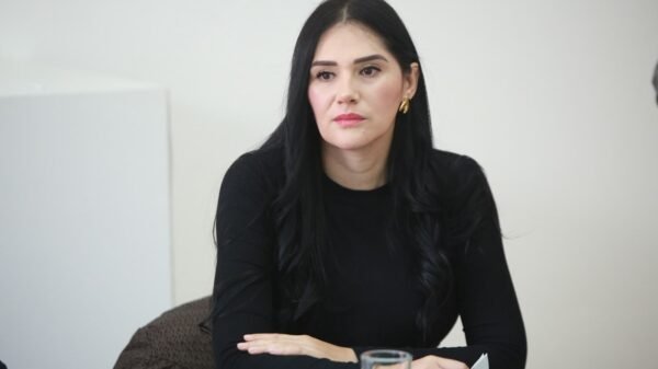 Fotografía de la diputada Diana Espinoza y consejeros del IEM en reunión de trabajo en Morelia, Michoacán, para definir el