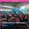Prevención de la violencia de género: grupo de madres de familia y docentes participando en una charla del CJIM Zamora en la