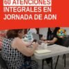 Personal de la Fiscalía General del Estado tomando muestras de ADN y brindando atenciones integrales apatzingán en el Centro