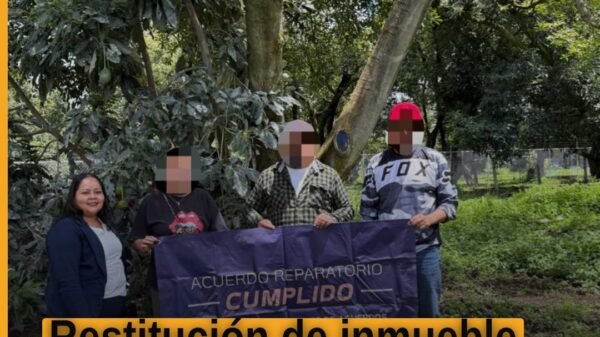 Fiscalía Michoacán logra restitución de inmueble a víctima de despojo en Uruapan, Michoacán