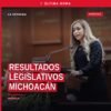 Diputada Grecia Aguilar Mercado hablando en el Pleno del Congreso del Estado de Michoacán en Morelia, durante la sesión