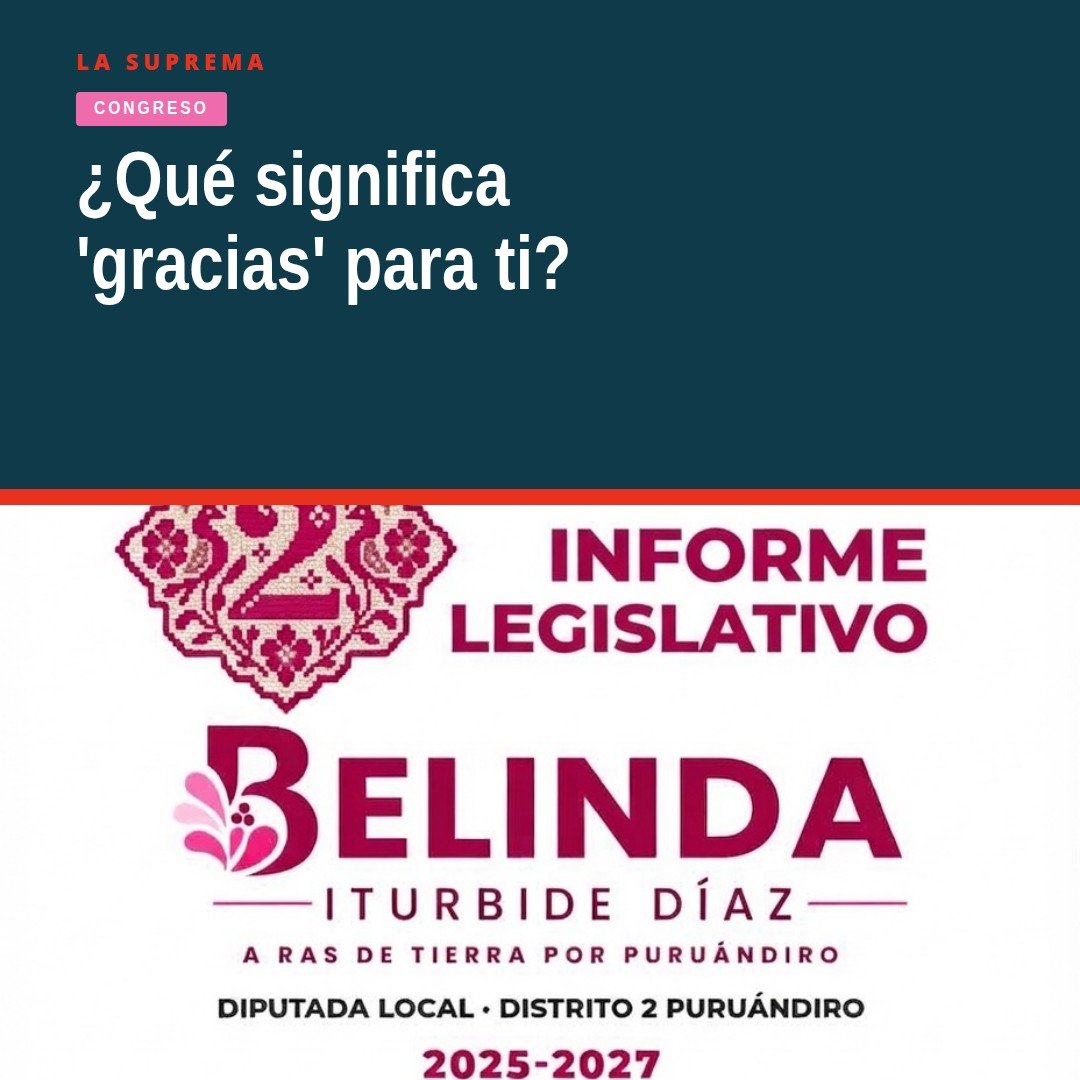 Logo de La Suprema 96.7 con la frase 'gracias la suprema' en tipografía cálida y cercana, fondo blanco