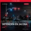 Ilustración simbólica de justicia local en Jacona: balanza y mapa de Michoacán con marcador en Jacona, relacionado con el