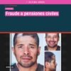 Ilustración simbólica de una persona retirando dinero de una caja etiquetada 'Pensiones Civiles del Estado', con fondo de