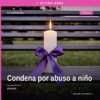 Ilustración simbólica de justicia y protección infantil con fondo que sugiere Zacapu, representando el caso de abuso sexual