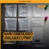 Ilustración simbólica de una balanza de justicia con fondo de los municipios de Angamacutiro y Puruándiro, representando la