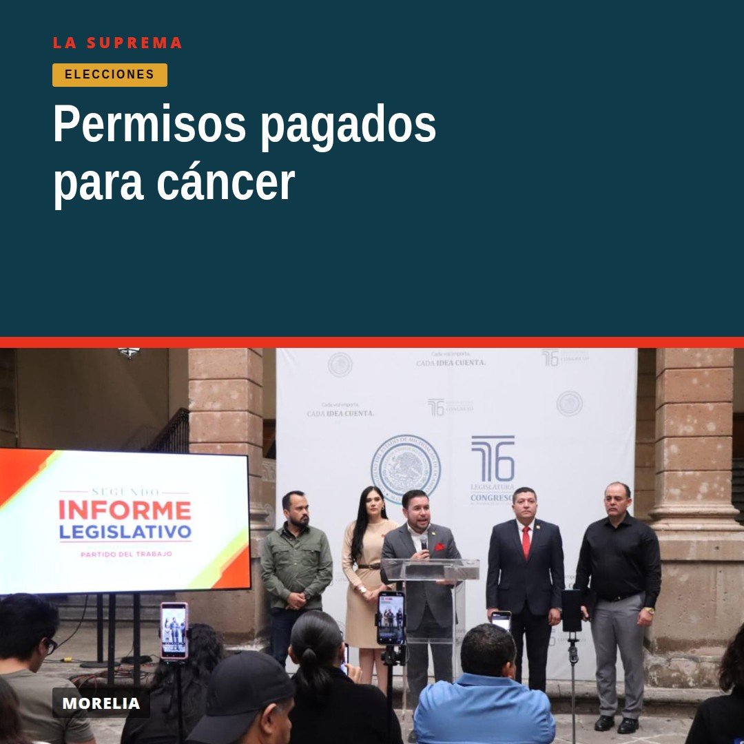 Diputados del Partido del Trabajo presentando iniciativas sobre permisos laborales preventivos en el Congreso del Estado de