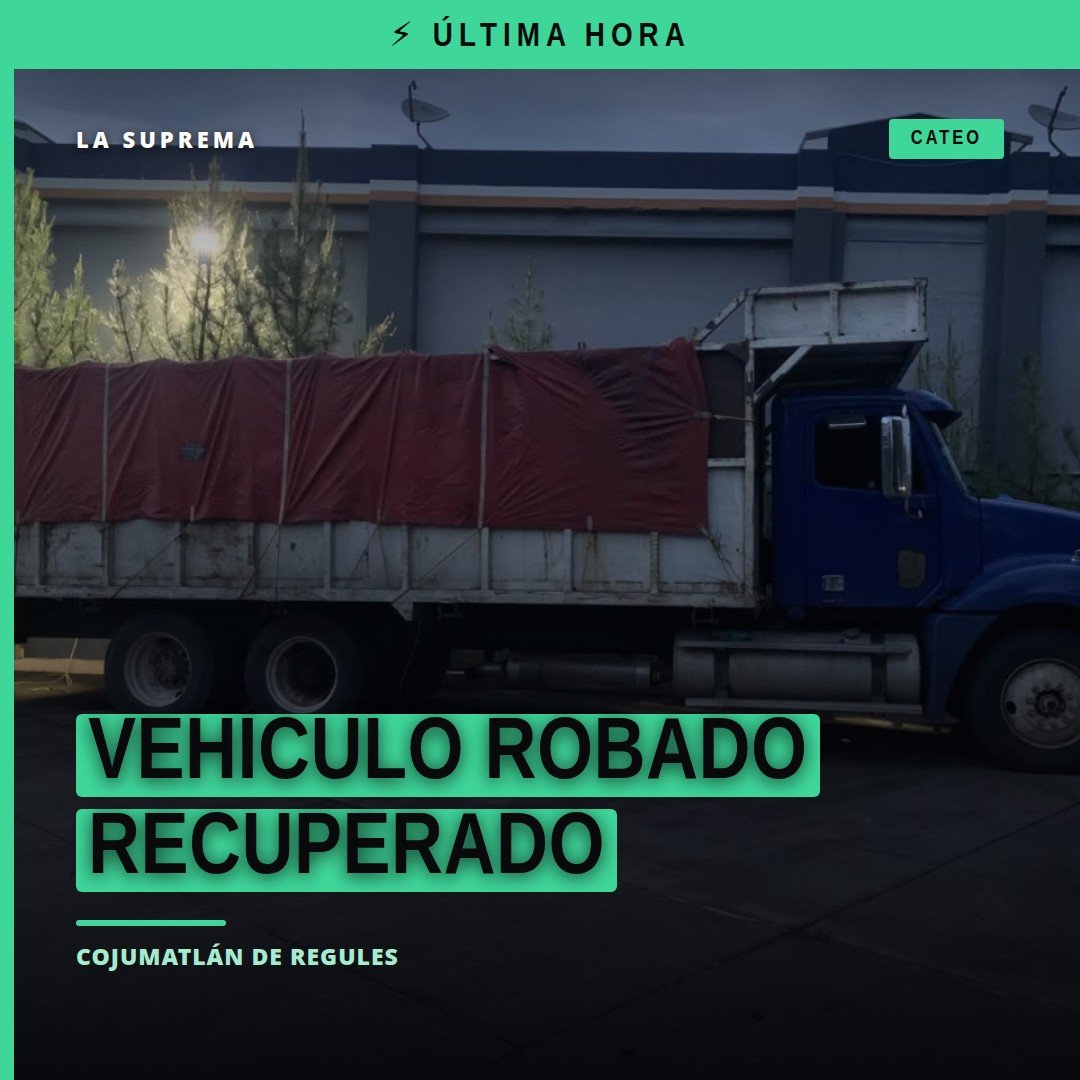 Vehículo robado recuperado: camioneta Chevrolet Cheyenne asegurada por Fiscalía Michoacán en Palo Alto, Cojumatlán de Regules