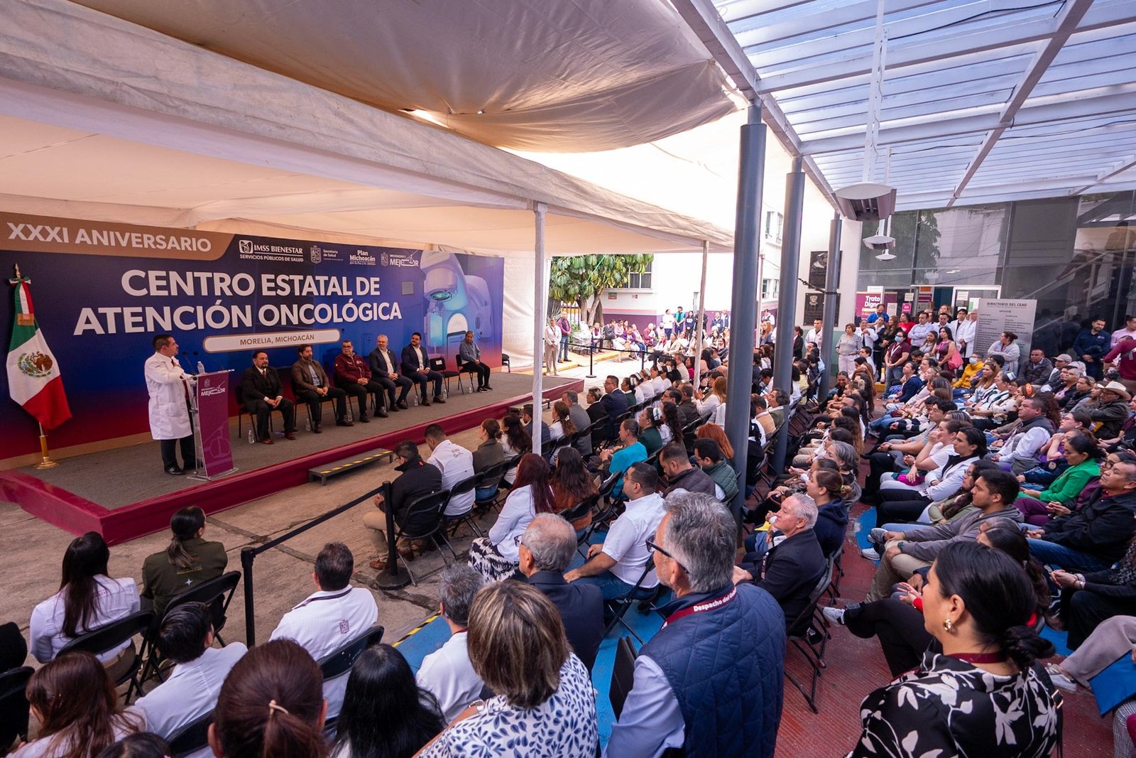 Celebración del 31 Aniversario del CEAO en Morelia con anuncio de 60 camas nuevas para atención oncológica michoacán