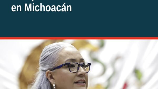 Diputada Emma Rivera Camacho hablando en el Congreso del Estado de Michoacán sobre la búsqueda inmediata michoacán