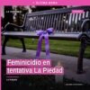 Ilustración simbólica de justicia y protección para mujeres en La Piedad, con referencias discretas a avenida Miguel Hidalgo
