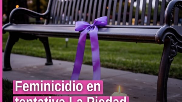 Ilustración simbólica de justicia y protección para mujeres en La Piedad, con referencias discretas a avenida Miguel Hidalgo