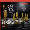 Ilustración simbólica de justicia y protección para mujeres en Zamora, relacionada con violencia familiar zamora