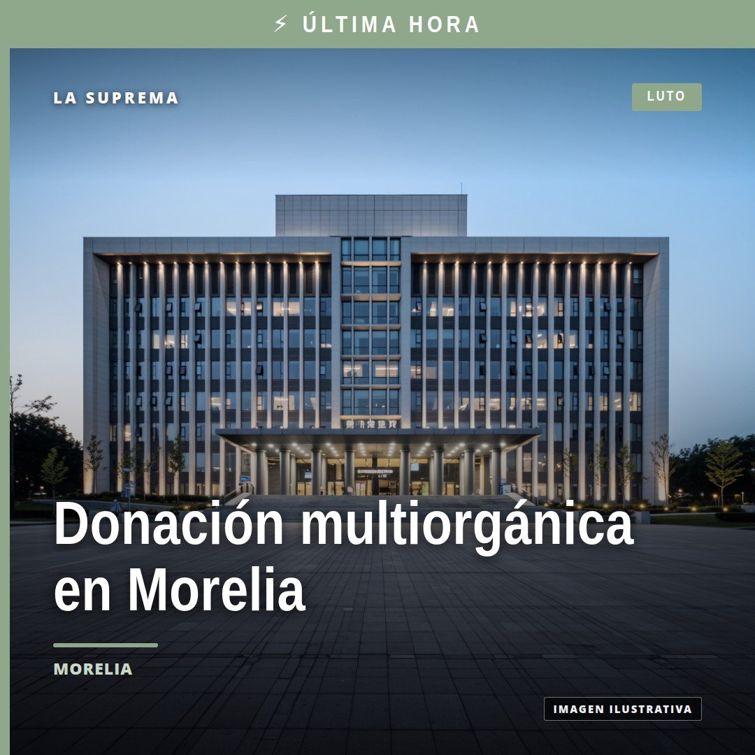 Equipo médico en sala blanca del Hospital General 'Dr. Miguel Silva' de Morelia, durante procedimiento de donación