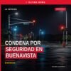 Ilustración simbólica de un escudo protector sobre el nombre 'Buenavista', con fondo de calle urbana y elementos discretos