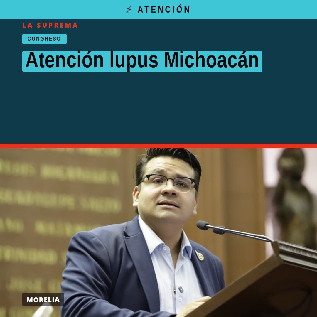 Diputado Toño Carreño Sosa hablando en tribuna del Congreso del Estado en Morelia, con fondo de bandera de Michoacán, sobre