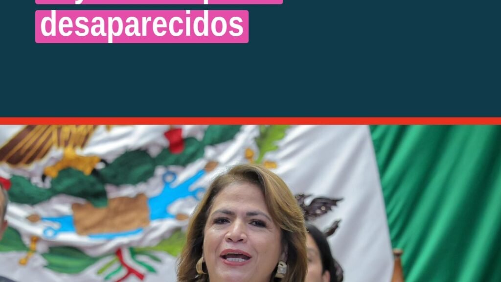 Diputada Fabiola Alanís hablando en el Congreso del Estado de Michoacán sobre la ley de búsqueda desaparecidos