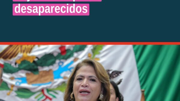 Diputada Fabiola Alanís hablando en el Congreso del Estado de Michoacán sobre la ley de búsqueda desaparecidos