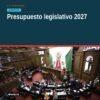 Infografía con los montos del presupuesto legislativo michoacán para 2027 y fechas de vigencia en Morelia